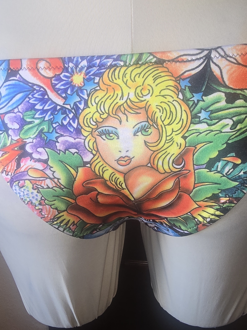 Ed Hardy Black Floral Tattoo Print Bikini X Christian Audigier - Picture 9 of 10